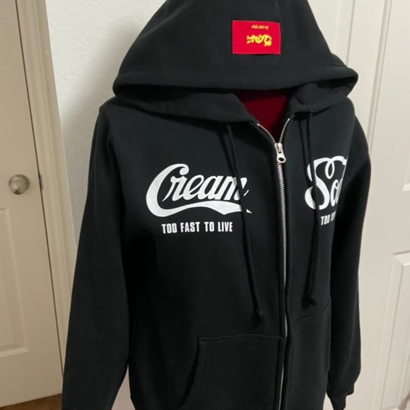 NEW Rockabilly Japan Cream Soda Zip Hoodie - Picture 4 of 6